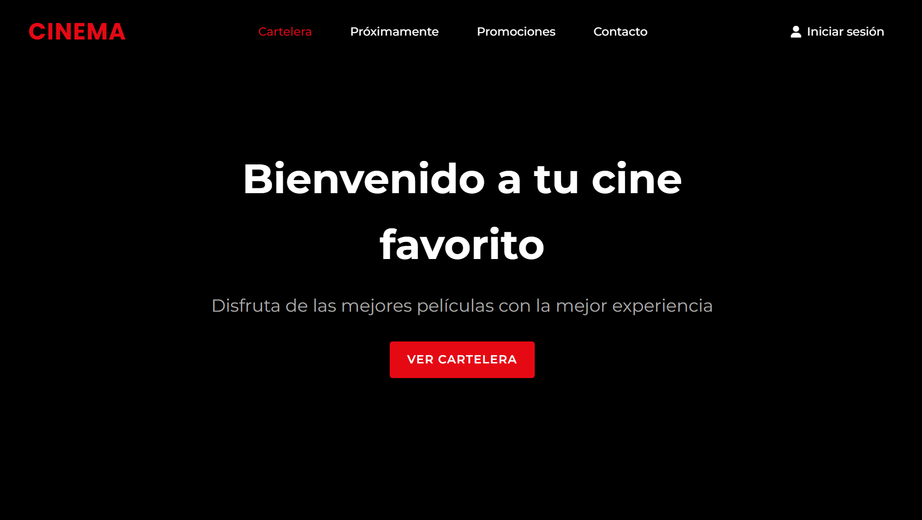 Selección de película y horario